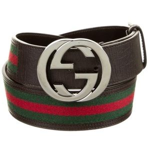 Gucci Interlocking G Logo Belt